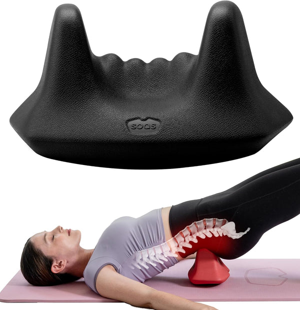 soas Iliopsoas Massager - Iliacus & Psoas Release Tool Back Massager | Pressure Point Massage Tool Full Body Massager | Back Stretcher for Lower Back Pain Relief Trigger Point Massage Tool (Black)