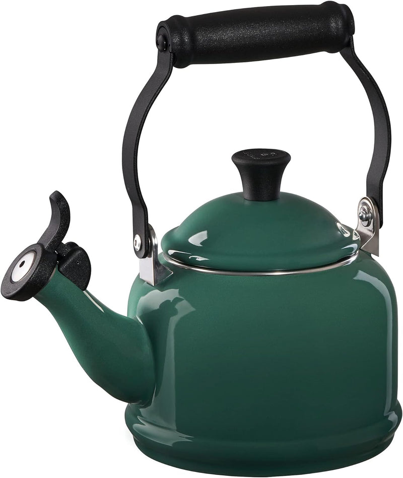 Le Creuset Enamel On Steel Demi Tea Kettle, 1.25 qt., Cerise