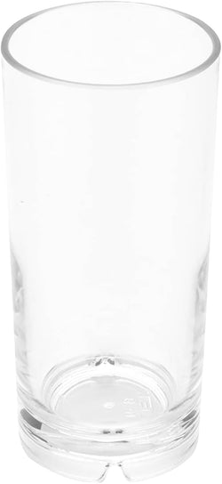 G.E.T. 9-1-SAN-CL-EC Cheers BPA-Free Plastic Highball Glasses, 9 Ounce, Clear, Small (Set of 4)