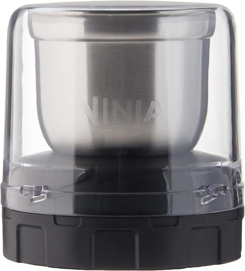 Ninja XSKGRINDER Foodi Coffee and Spice Grinder, Pulverize Through Tough Spices, 12-Tbsp. Capacity, Stainless Steel and Black