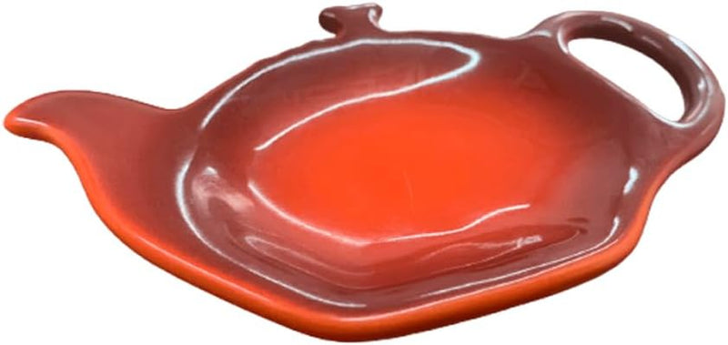 Le Creuset Stoneware Tea Bag Holder, 5", Cerise