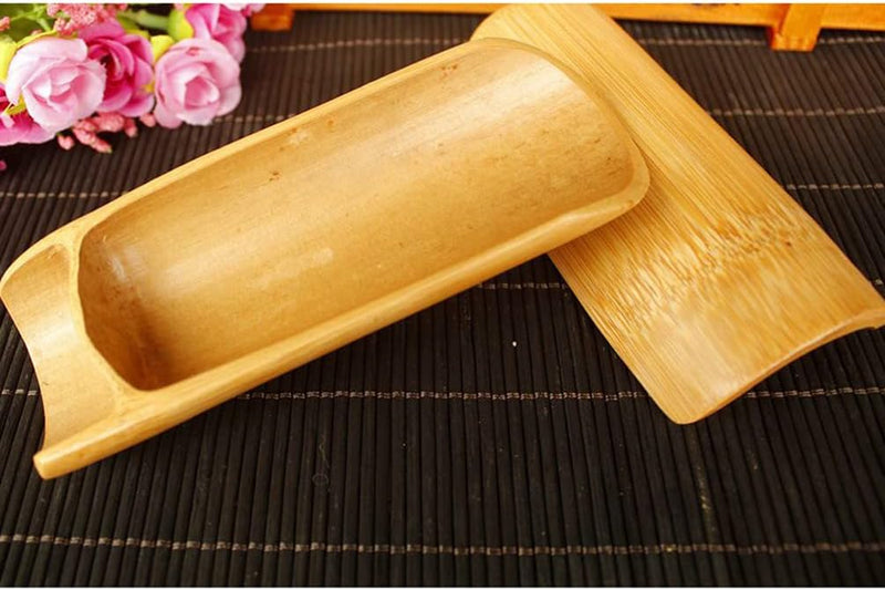 Cabilock Scooper Sugar Scoop Matcha Tea Milk Tea Measuring Tea Leaf Scoop Decorative Teaspoons Scoops Loose Leaf Tea Loose Tea Scoop Wooden Tea Scoop Wooden Spatula Accessories Mini Bamboo