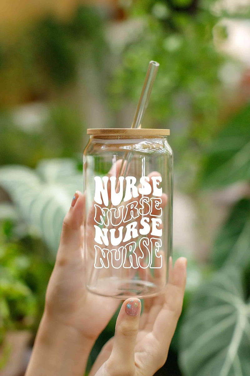 Christmas Gifts For Nurse - Nurse Gifts For Women - Nurse Appreciation Gifts For Nurses, Nursing Student, Nurse Practitioner, Registered Nurse - RN Gifts For Nurses Women - 16 Oz Coffee Glass