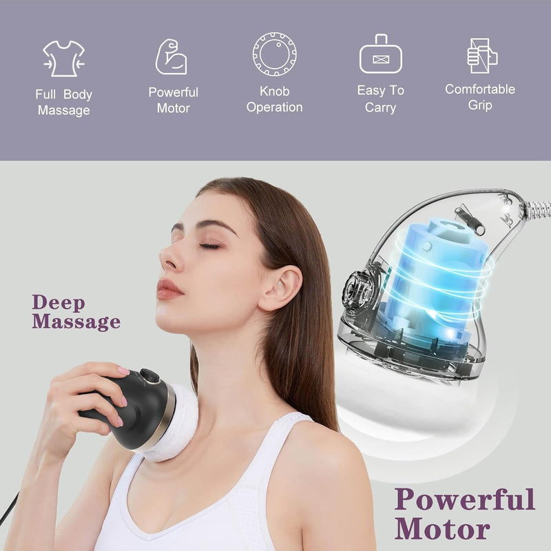Handheld Cellulite Massager-Body Sculpting Machine with Lymphatic Drainage, Stomach Massager for Belly Fat, and Vibrating Beauty Sculpt Massager function. Suitable for Women Men Use at Home