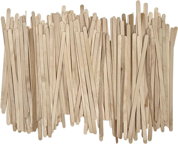 Disposable Wooden Coffee Stirrers - 5.5 Inch Stir Stick (1000, 5.5")