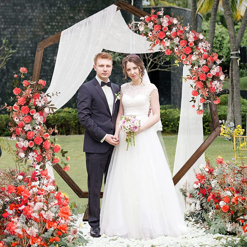 Rustic Wedding Arch - 72FT OutdoorIndoor Ceremony Decoration