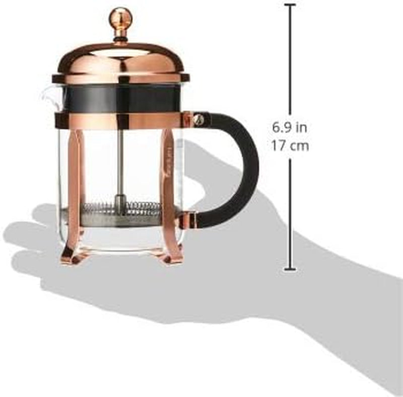 Bodum Chambord 4 Cup French Press Coffee Maker, Copper, 0.5 l