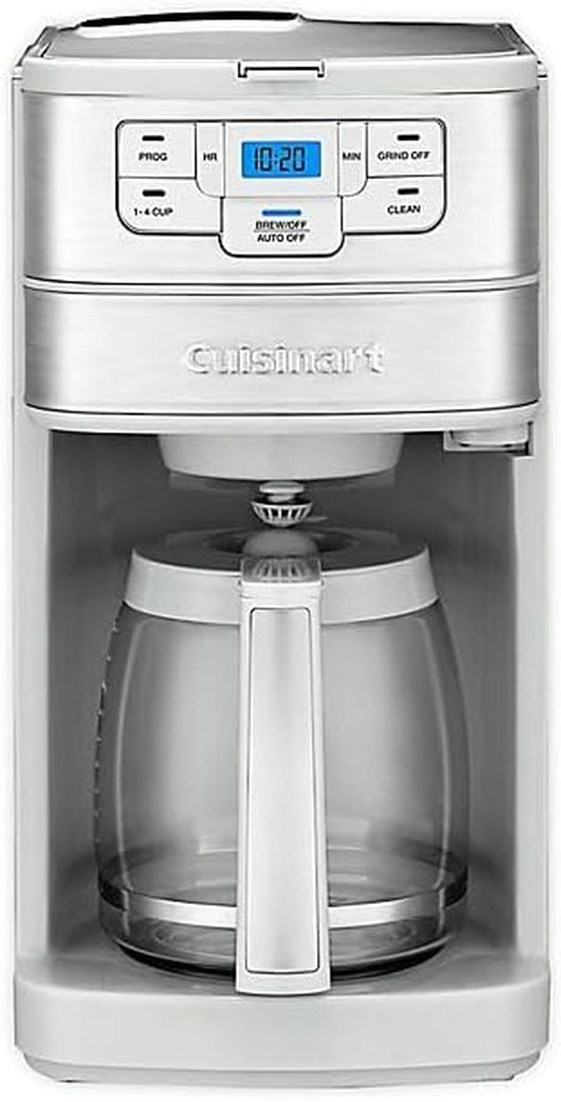 Cuisinart DGB-800 Fully Automatic Burr Grind & Brew, 12-Cup Glass, Silver