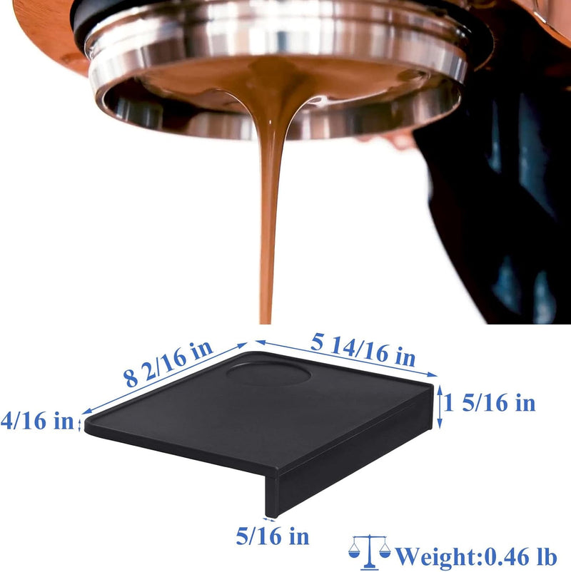 CULIKEM Espresso Tamper Mat Coffee Tamping - Food Safe Silicone Coffee Tamping Mat for Espresso Machine Accessories, Tamp Mat for Barista Tools