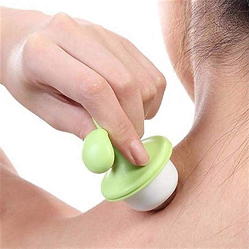 16xi 2PCS Handheld Body Massager Mini Potted Plant Shaped Roller Ball Bead Relaxation Neck Foot Face Pot Desk Decor Massage Cooling for Neck, Arms, Legs, Feet - Office, Home or On-The-Go Great Gifts