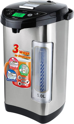 Rosewill Electric Hot Water Boiler and Warmer, 4.0 Liter Hot Water Dispenser, Stainless Steel / Black RHAP-16002