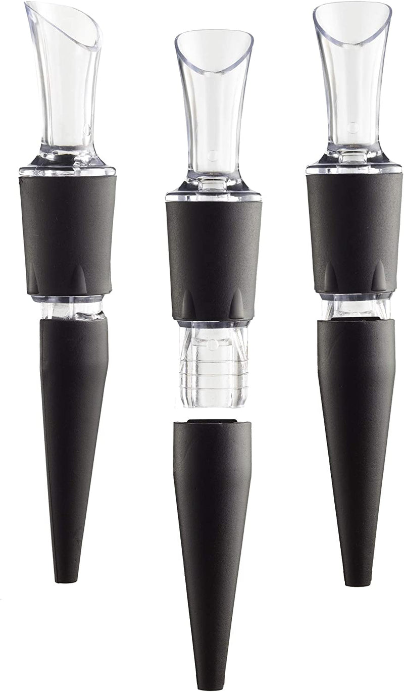 AeraWine 2-Pack Patented Bottle-top Wine Aerator and Pourer - 100% MADE IN THE USA