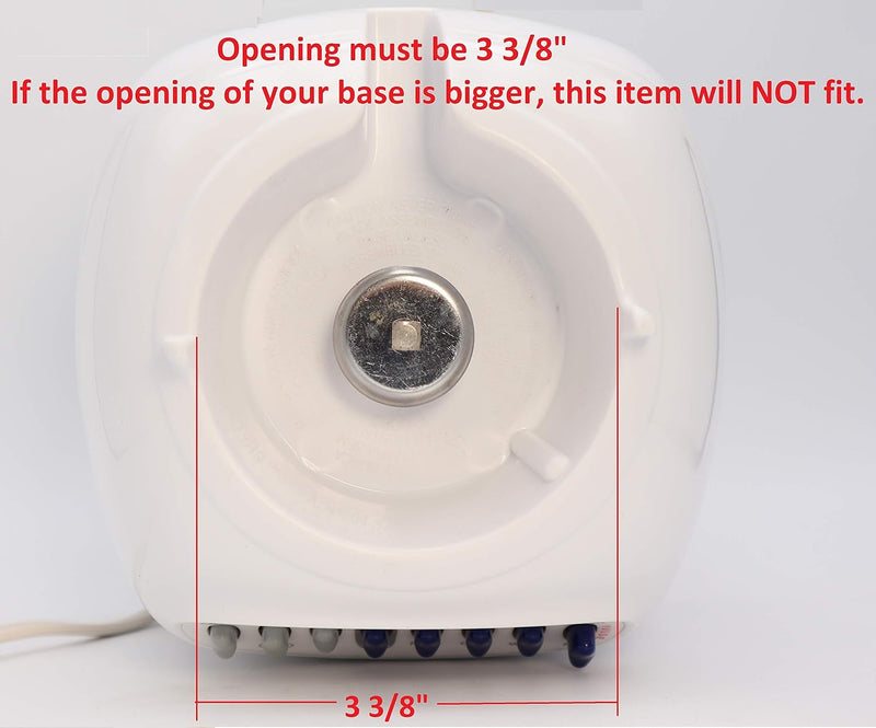 Blendin Replacement Ice Crusher Blade with Jar Base Cap, Rubber O Ring Sealing Ring Gasket Combo Accessory - Compatible with Oster and Osterizer Blenders - Blender Replacement Parts & Accessories