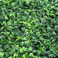 12 Pieces 20"X 20" Artificial Boxwood Panels Topiary Hedge Plant, Privacy Hedge Screen Sun Protected Suitable for Outdoor, Indoor, Garden, Fence, Backyard and Decor (12PCS)