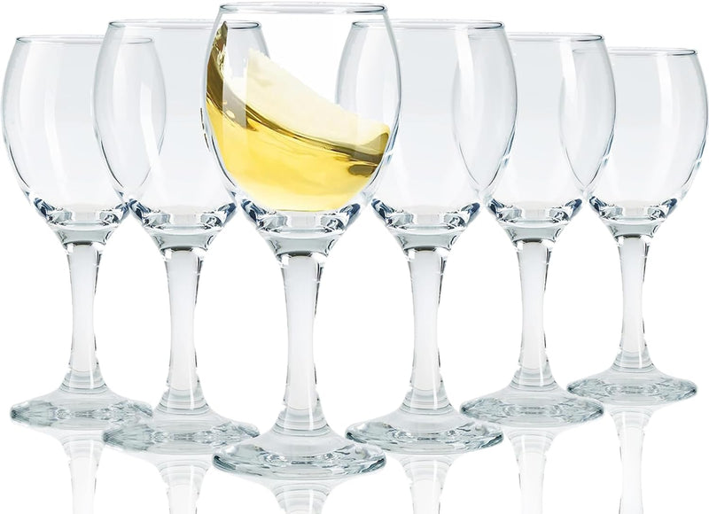 Mini Wine Glasses Shot Glasses with Stem, Cordial Glasses Port Wine Glasses Limoncello Glasses 3 oz(set of 6)