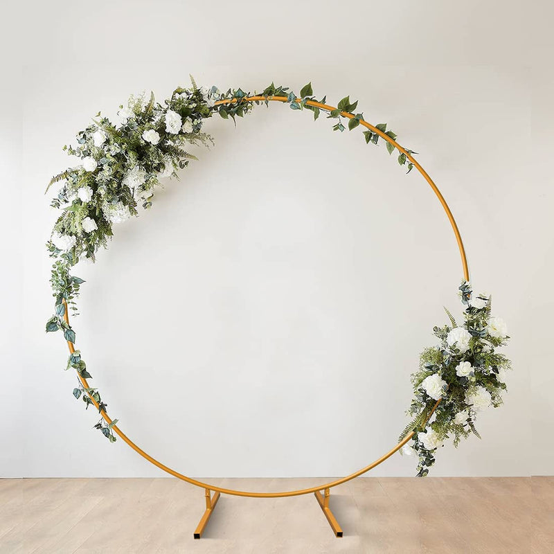 Metal Wedding Arch - Yellow Balloon Stand - 68ft2m - IndoorOutdoor Party Decorations