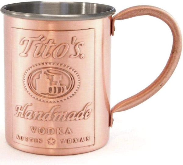 Tito's Handmade Vodka Tito's Vodka Copper / Stainless Steel Lined Mule Mug,12 ounces