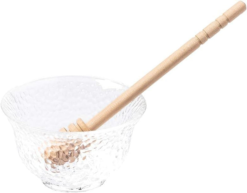 DESIOLE Wooden Honey Mixing Stirrer Honey Dipper Sticks Honey Spoon