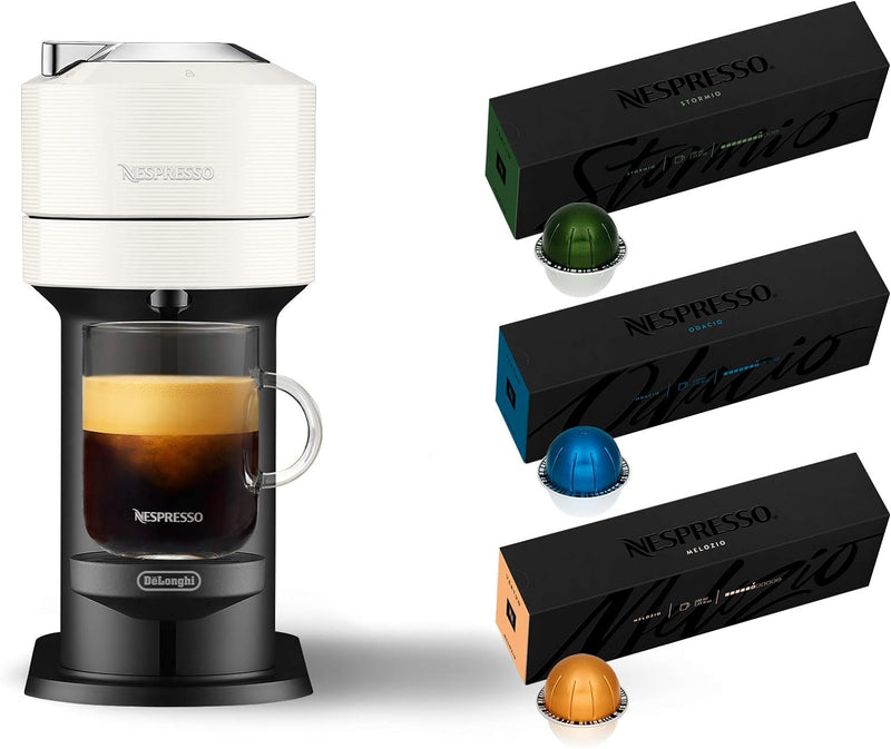 Nespresso Vertuo Next Coffee and Espresso Maker by De'Longhi, White