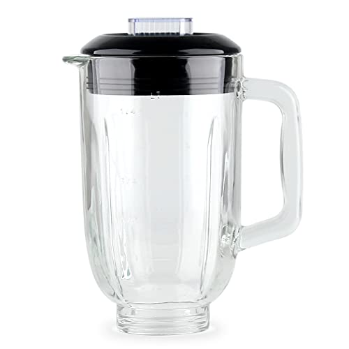 Replacement Glass Jar with Lid for BLACKDECKER Blender