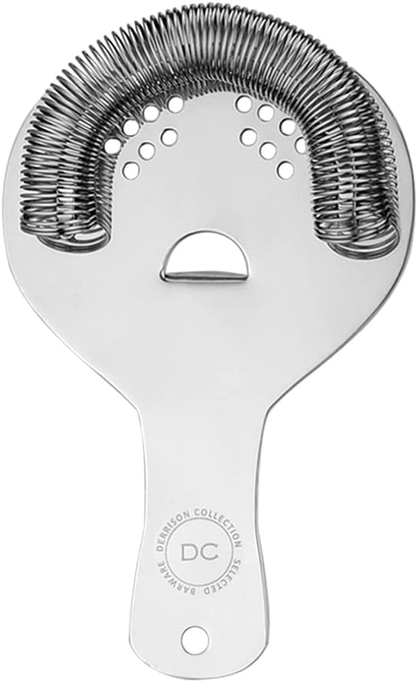 Hawthorne Strainer, Stainless Steel Cocktail Strainer with High Density Spring for Professional Bartenders and Mixologists, Mirror Polished, One Strainer