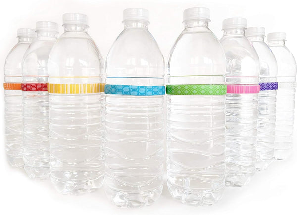 BevBands Drink Markers and Water Bottle Bands - Set of 8 - Series 1