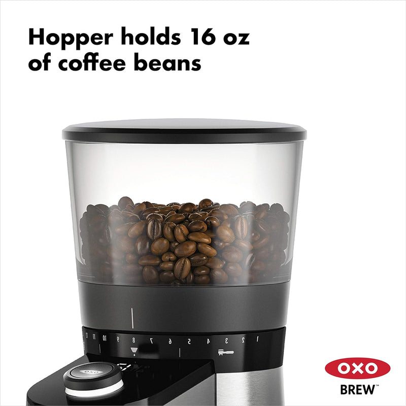 OXO Brew Conical Burr Coffee Grinder with Scale