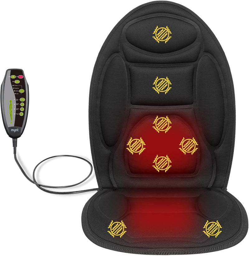 Massage Cushion with Heat Massage Chair Pad, Vibrating Massage Chair Pad for Home Office, Best Christmas Gifts for Family or Friends