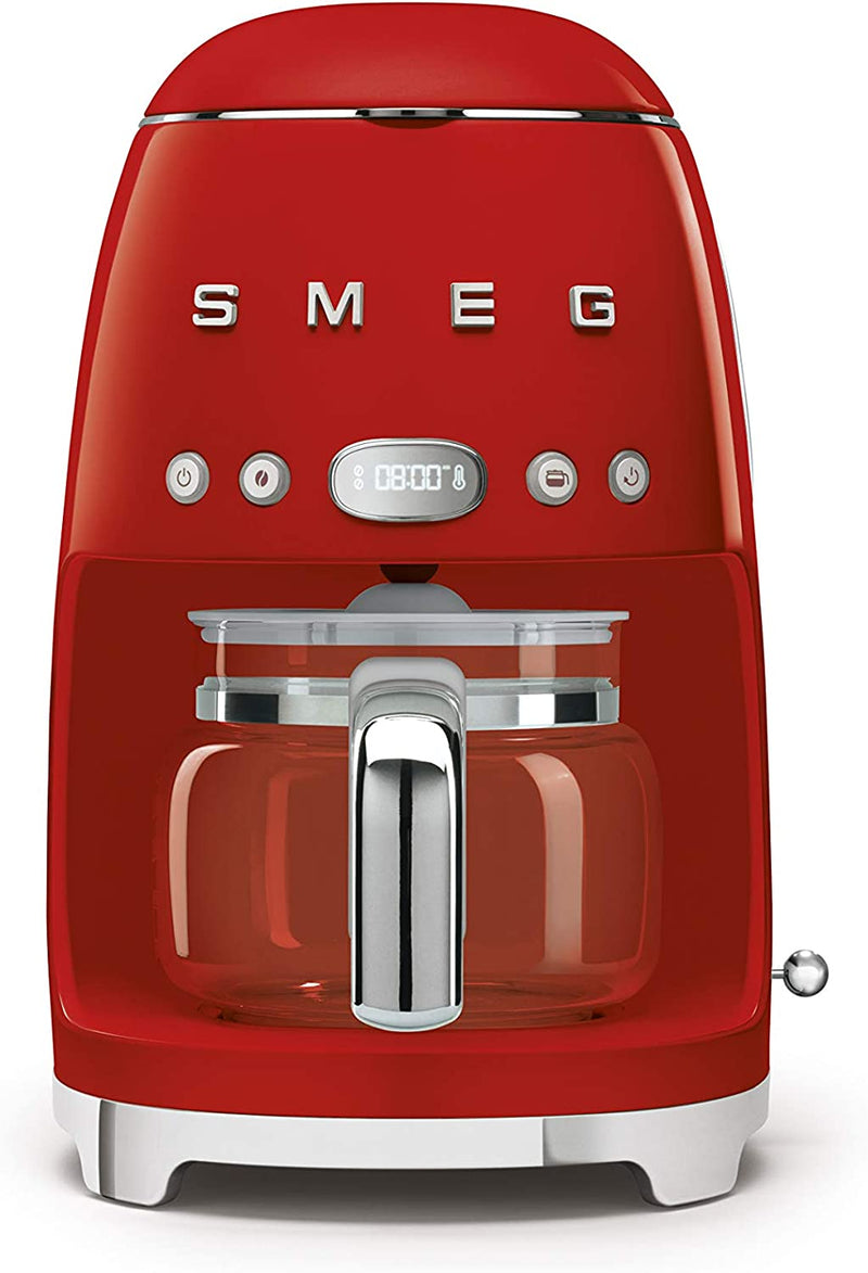 Smeg Retro Style Coffee Maker Machine, 17.3 x 12.8 x 11.3, Cream