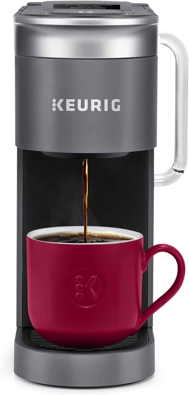 Keurig K-Supreme SMART Coffee Maker, MultiStream Technology, Brews 6-12oz Cup Sizes, Gray