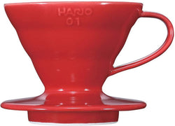 Hario V60 Ceramic Coffee Dripper Pour Over Cone Coffee Maker Size 02, White