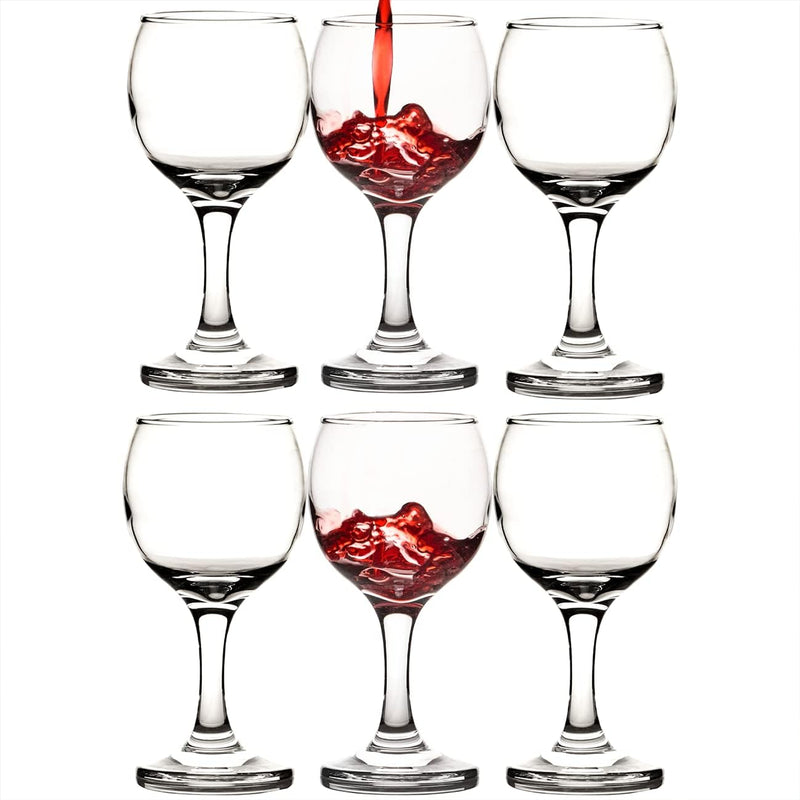 the mask el turko Cordial Glasses Set Of 6 Liqueur, Absinthe, Mini Wine Port Glasses,Stem Shot Glasses, Apertif Glassware ((2oz/55ml))
