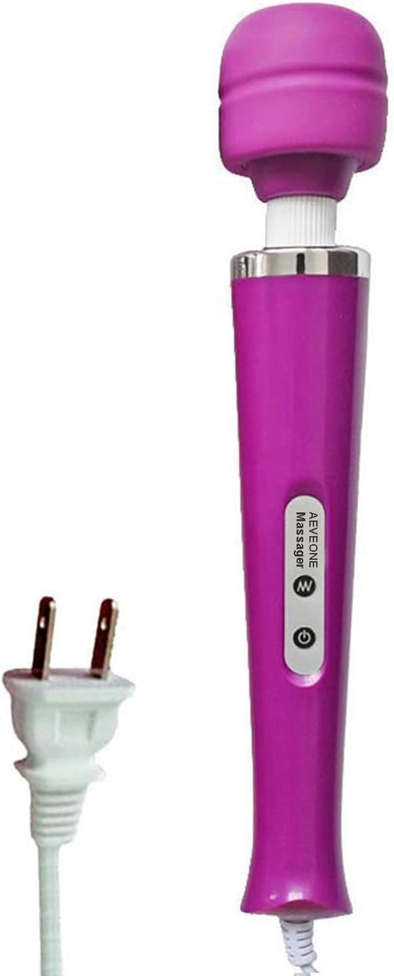 AEVEONE Wired Powerful Handheld Electric Massager, Strong Personal Vibration Magic Back Massage for Sports Recovery, Muscle Aches, Body Pain (Purple