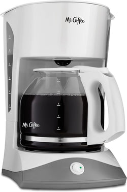 Mr. Coffee 12-Cup Manual Coffee Maker, White