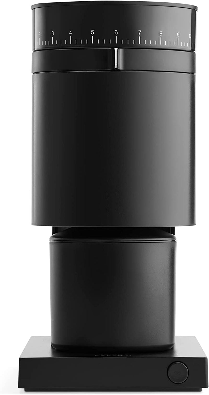 Fellow Opus Conical Burr Coffee Grinder - All Purpose Electric - Espresso Grinder with 41 Settings for Drip, French Press, & Cold Brew - Matte Black