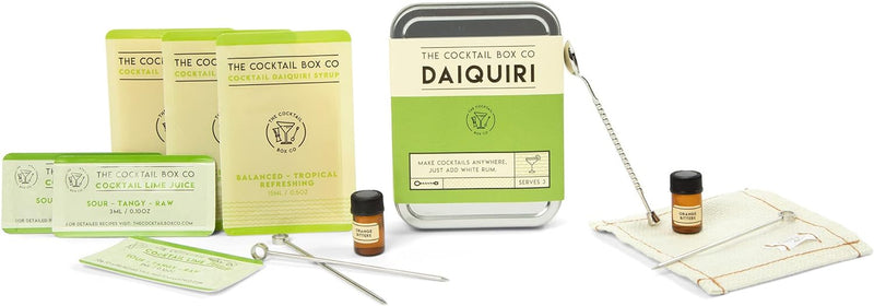 The Cocktail Box Co. Daiquiri Cocktail Kit - Premium Cocktail Kits - Make Hand Crafted Cocktails. Great Gifts for Him or Her Cocktail Lovers (1 Kit)