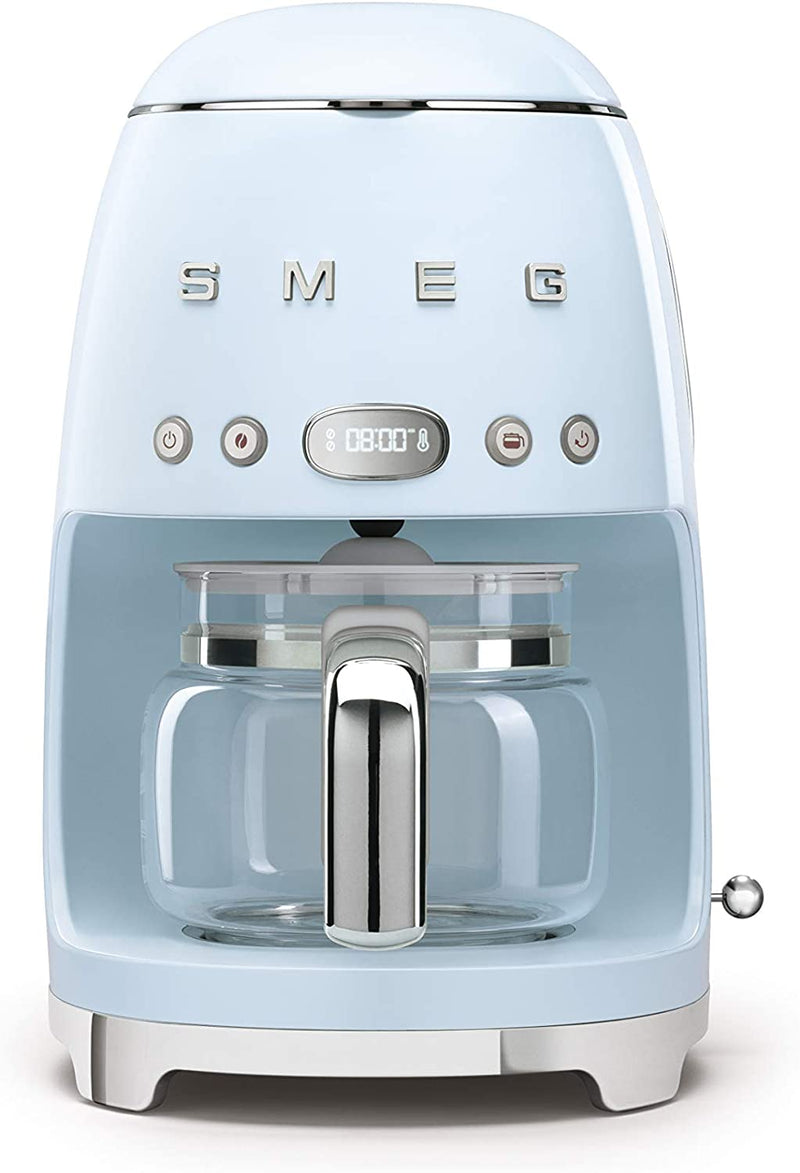 Smeg Retro Style Coffee Maker Machine, 17.3 x 12.8 x 11.3, Cream