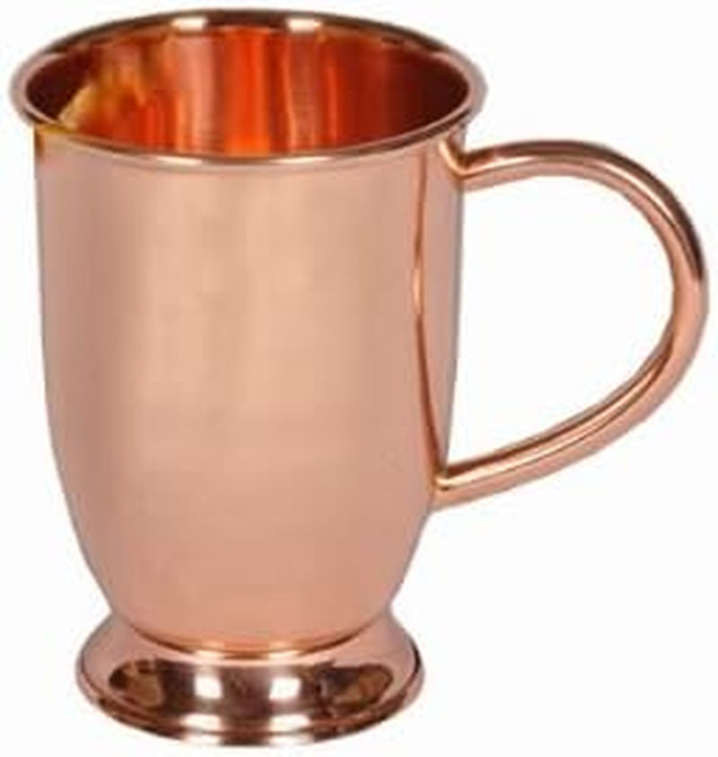 Alchemade 100% Pure Copper Barrel 16 Ounce Mug Perfect For Moscow Mules, Other Cocktails, Or Your Favorite Drinks - Will Keep Beverages Colder Longer