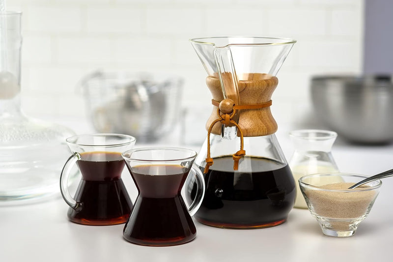 Chemex Pour-Over Glass Coffeemaker - Classic Series - 6-Cup - Exclusive Packaging