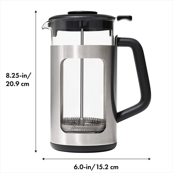 OXO Brew Stainless Steel French Press Coffee Maker – 32oz