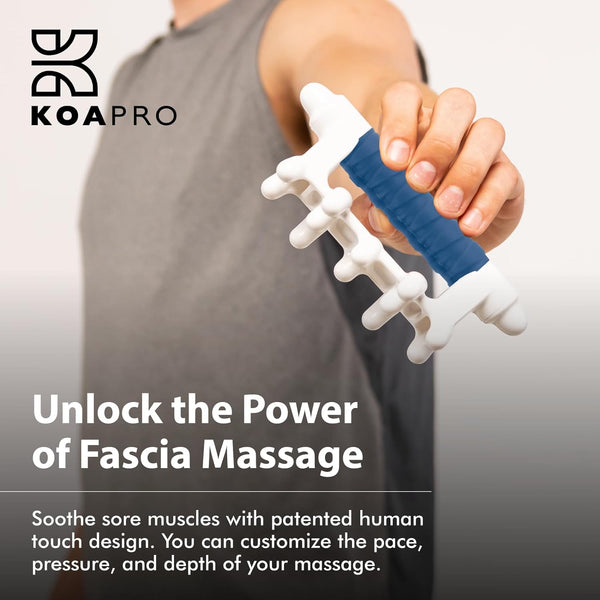 KOAPRO Fascia Massage Tool - HUMANTouch 3.0 - Mimic Natural Myofascial Release & Alleviate Tension with Manual Trigger Point & Deep Tissue Cellulite Massager Tool for Neck Back, Legs & Full Body