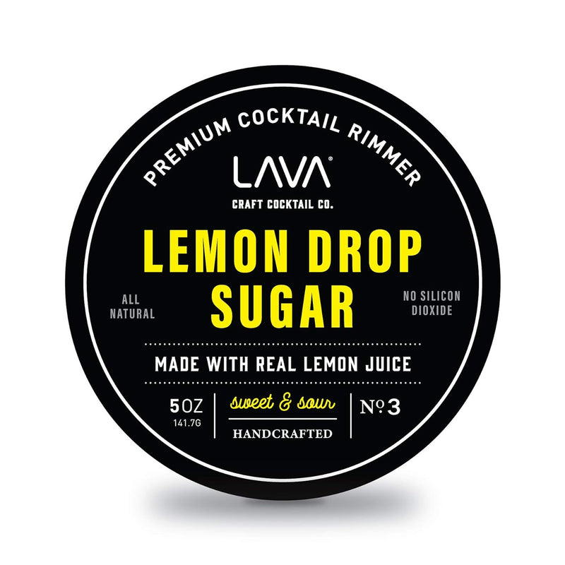 LAVA Premium Jalapeno Citrus Margarita Salt Cocktail Rimmer, All Natural Spicy Margarita Rimmer Salt, Sea Salt Rocks, Real Lime, No Silicon Dioxide, with Easy Screw-On Lid - 6oz