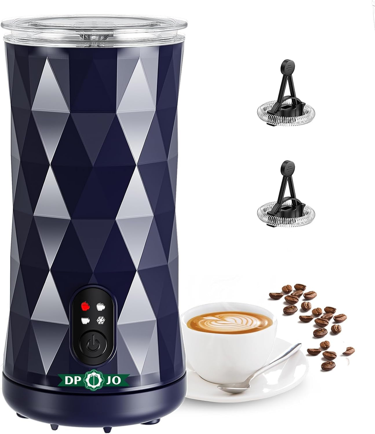  Starument Electric Milk Frother and Steamer - Automatic Milk  Foamer & Heater for Coffee, Latte, Cappuccino, Other Creamy Drinks - 4  Settings for Cold Foam, Airy Milk Foam, Dense Foam 