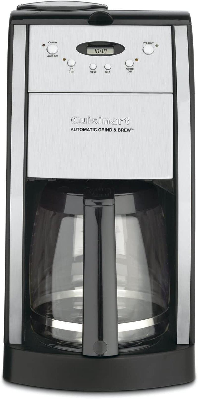 Cuisinart Single Serve Coffee Maker + Coffee Grinder, 48-Ounce Removable Reservoir, Black, DGB-2