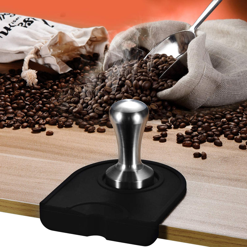 Silicone Gel Coffee Tamper Mat, Espresso Silicone Tamper Mat, Silicone Tamping Pad for Barista Tool Home Kitchen Bar Coffee Shop