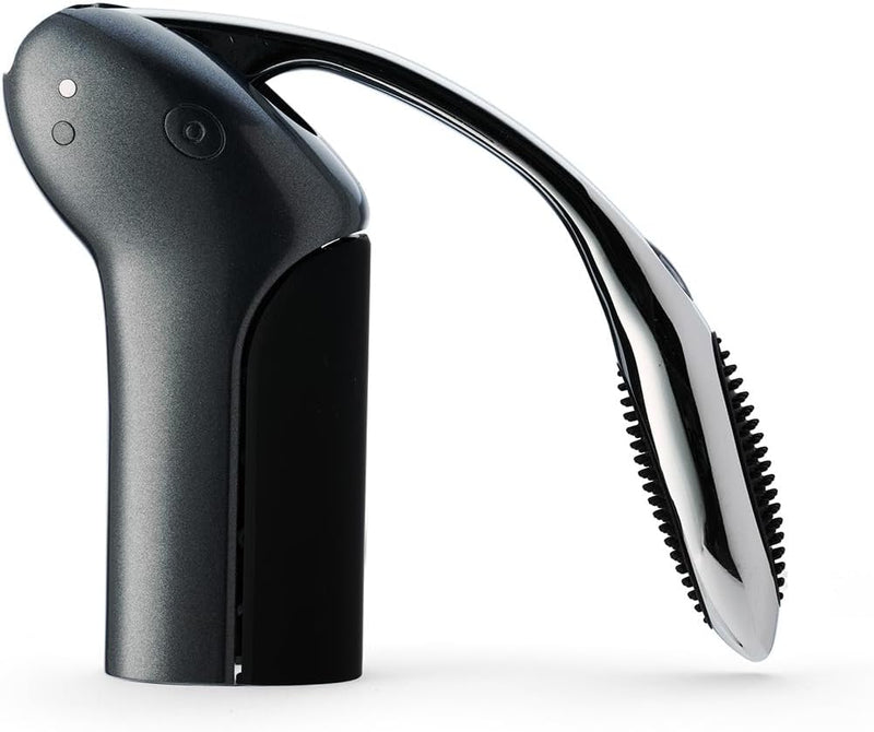 Rabbit Vertical Lever Corkscrew with Foil Cutter, 5 1/2w x 2 1/2d x 6h (in), Black