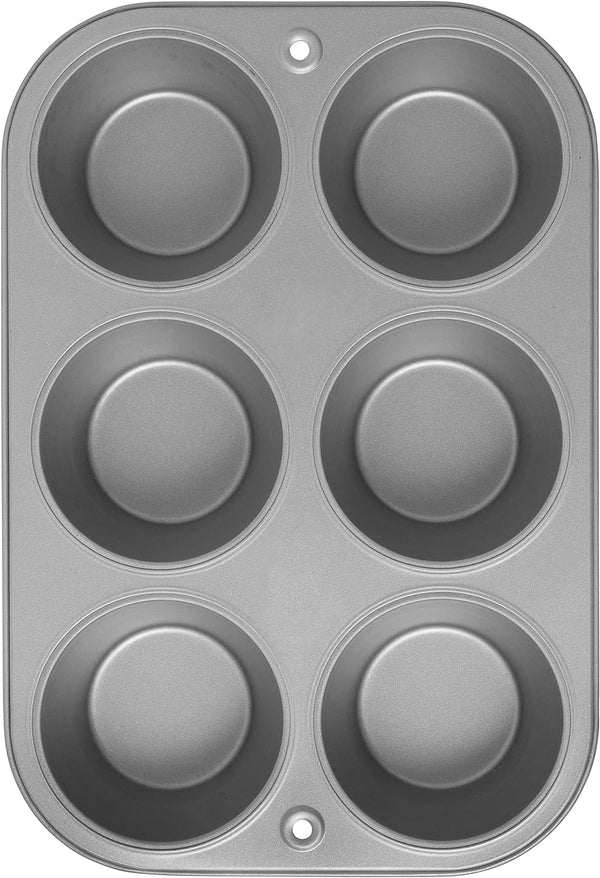 G & S Metal Products Company OvenStuff Non-Stick 6 Cup Jumbo Muffin Pan - American-Made