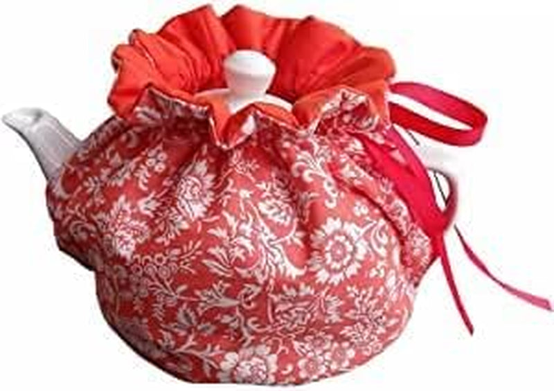 Tea Cosy - Pure Cotton Printed Tea Cosy, Kitchen Tea Pot Dust Cover, Breakfast Warmer, Insulation and Keep Warm, Color#6