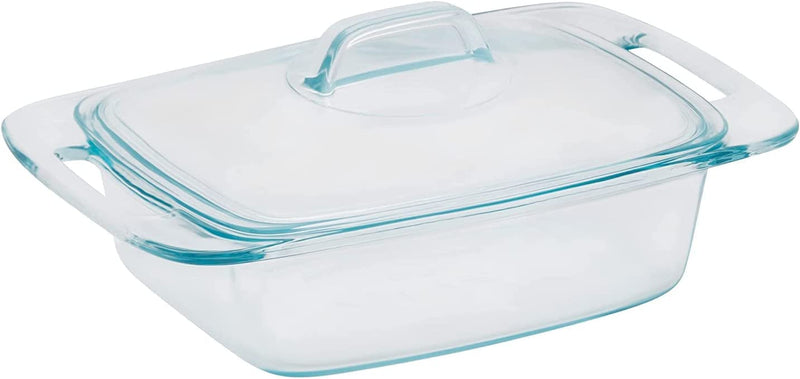 Pyrex Deep 5.2-Qt (9"x13") 2-in-1 Glass Baking Dish with Glass Lid, Extra Large Rectangular Baking Pan For Casserole & Lasagna, Dishwasher, Freezer, Microwave and Pre-Heated Oven Safe