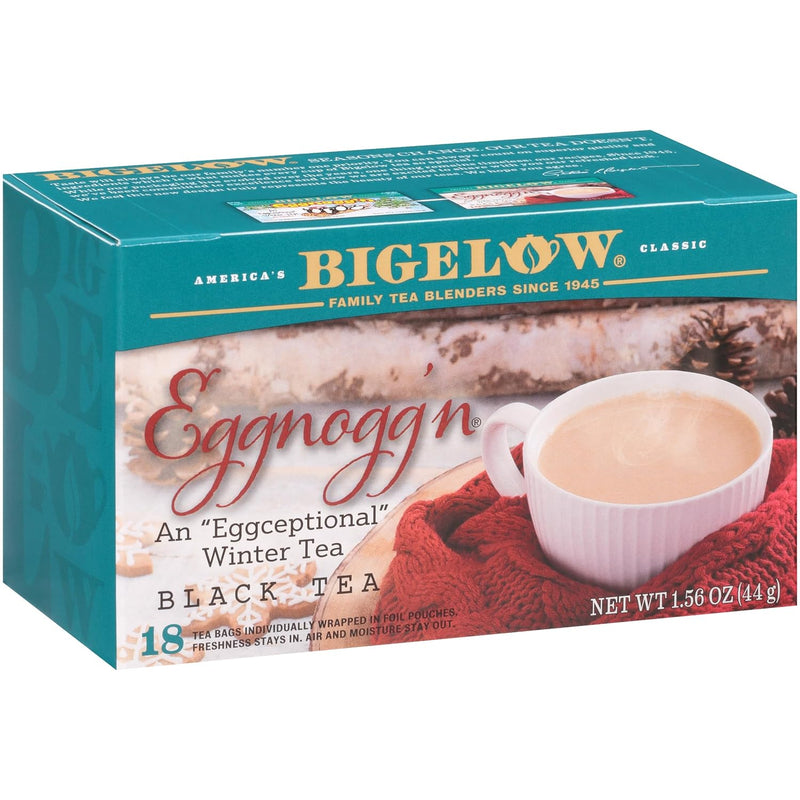 Bigelow Tea Ginger Snappish Herbal Tea, Caffeine Free, 18 Count (Pack of 6), 108 Total Tea Bags